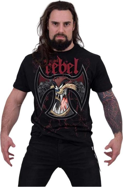 Actual product image Looney Tunes Unisex Adult Old School Rebel Taz T-Shirt (S)