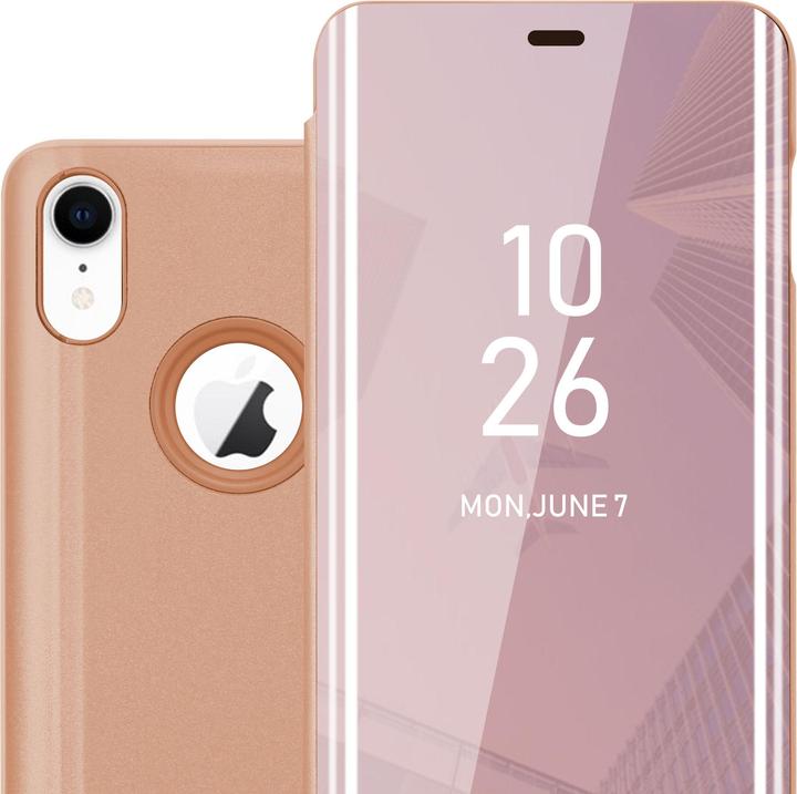 Actual product image Cadorabo Book Smart View Mirror Cover (Apple iPhone XR)