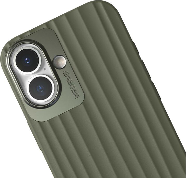 Produktbild Nudient Back Cover Bold MagSafe iPhone 16 Olive Green (Apple iPhone 16)