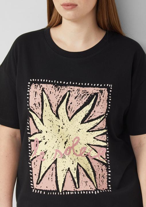 Actual product image s.Oliver Baumwollshirt mit Frontprint (54)