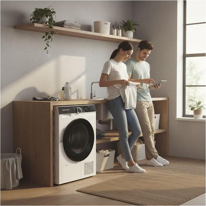 Actual product image Kibernetik SmartEdition SET517 9kg Wärmepumpentrockner C (9 kg, Right)