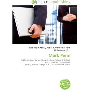Mark Penn, Fachbücher von Agnes F. Vandome, Frederic P. Miller, John McBrewster