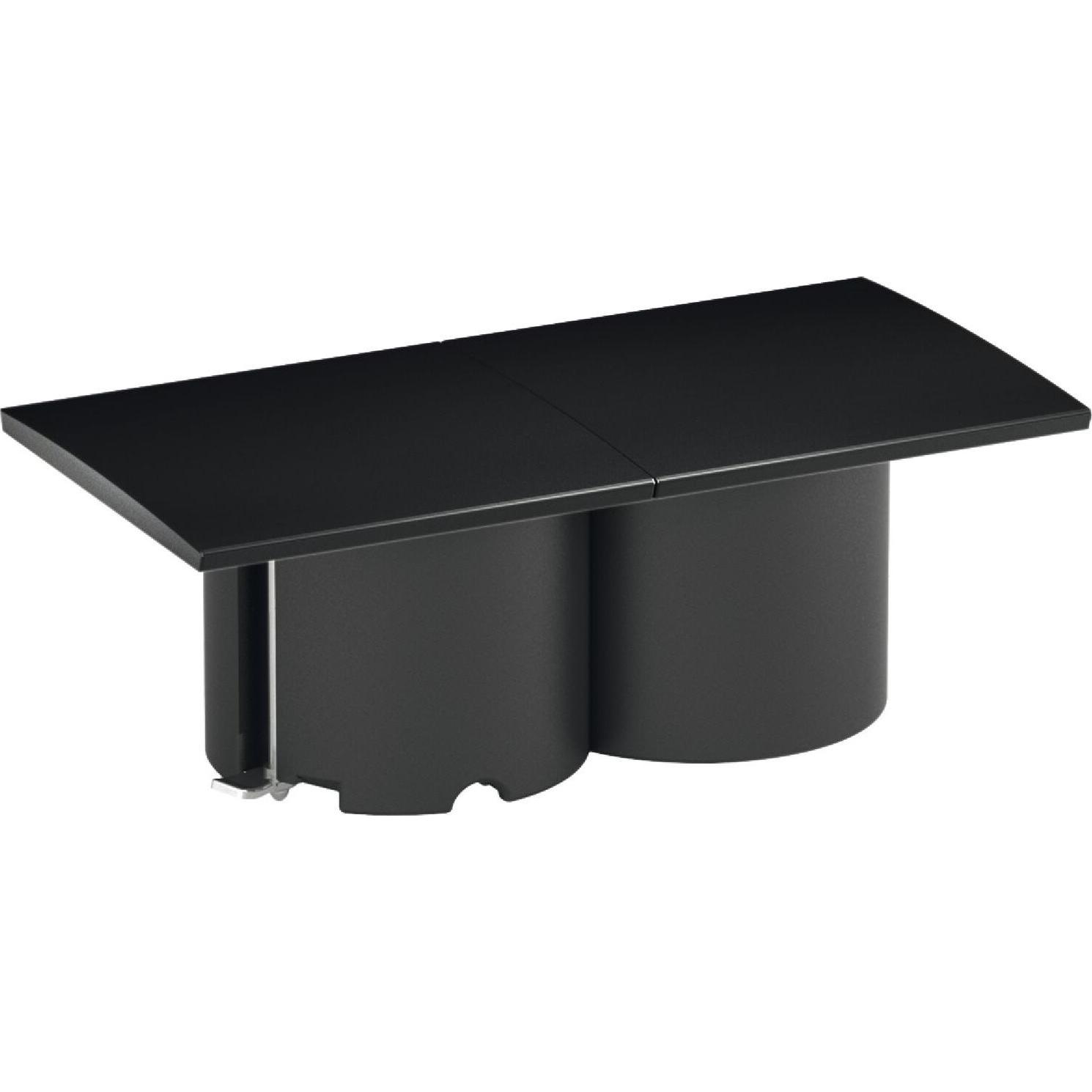 Bachmann, Steckdosenleiste, Steckdosenelement DUE 2xSchuko schwarz Abdeckung schwarz (2 x, CEE 7/3, 2 m)