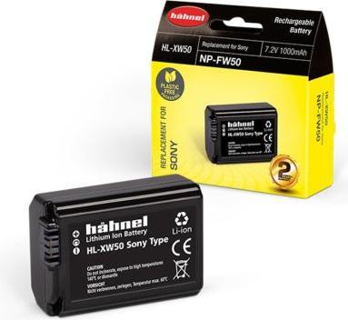 Actual product image Hähnel Replacement battery HL-XW50, for So NP-FW50 (Camera battery)