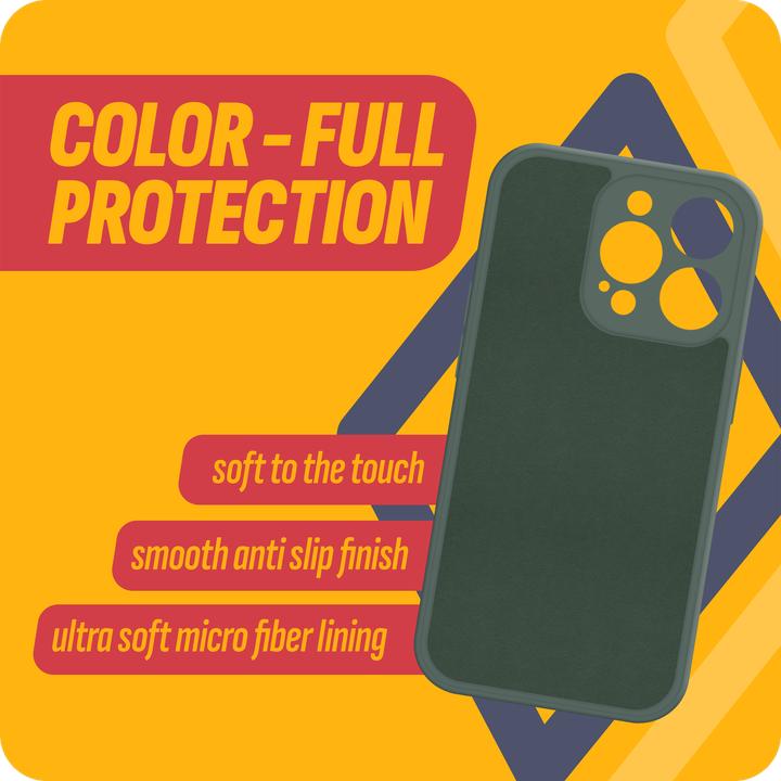 Produktbild Cazy Silikon Hülle Kompatibel mit iPhone 15 Pro - Soft TPU Schutz - (Apple iPhone 15 Pro)