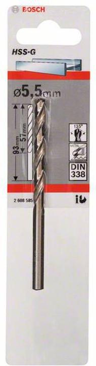 Actual product image Bosch Professional Zubehör HSS metal twist drill 5.5 mm (5.5 mm)