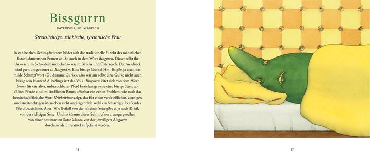 Produktbild Schimpfwörter, die es nicht auf Hochdeutsch gibt (Deutsch, Andrea Schomburg, Nikolaus Heidelbach, 2023)