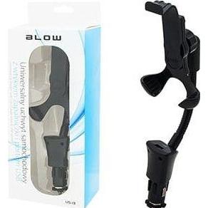 Blow Uchwyt uniwersalny samochodowy US-13 z ładowarką USB, Accessori per cellulare