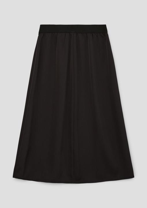 Produktbild s.Oliver Rock Midi-Rock aus Satin (L)
