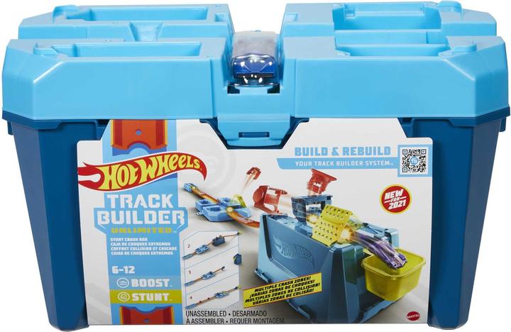 Actual product image Hot Wheels Track Builder Unlimited Stunt Crash Box