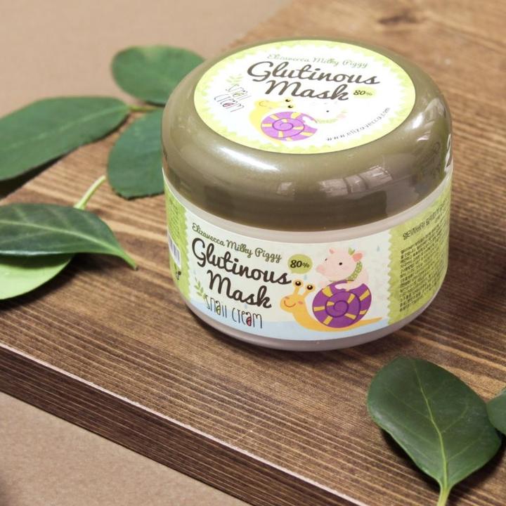 Actual product image Elizavecca Milky Piggy Glutinous Mask 80% Snail Cream
