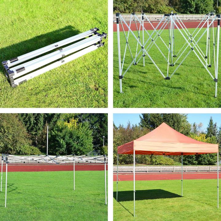 Actual product image VCM Falt Pavillon 3x3m terracotta (300 cm, 300 cm)