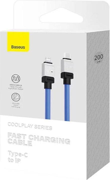 Produktbild Baseus Fast Charging cable USB-C to Coolplay Series 2m, 20W (purple) (2 m, 20 W)