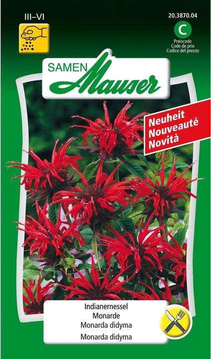 Produktbild Samen Mauser Indianernessel (Kräutersamen)