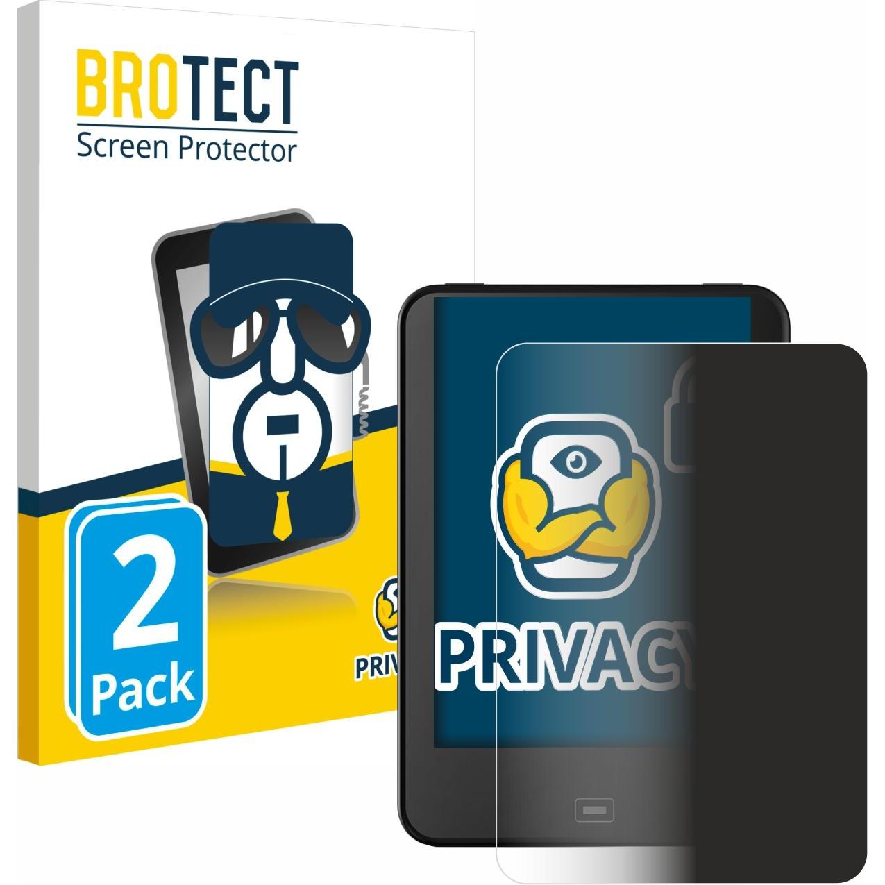 Thumbnail - BROTECT Sichtschutzfolie Anti-Spy Privacy Folie Blaulicht-Schutz (vision 4 HD), eReader Zubehör, Blau