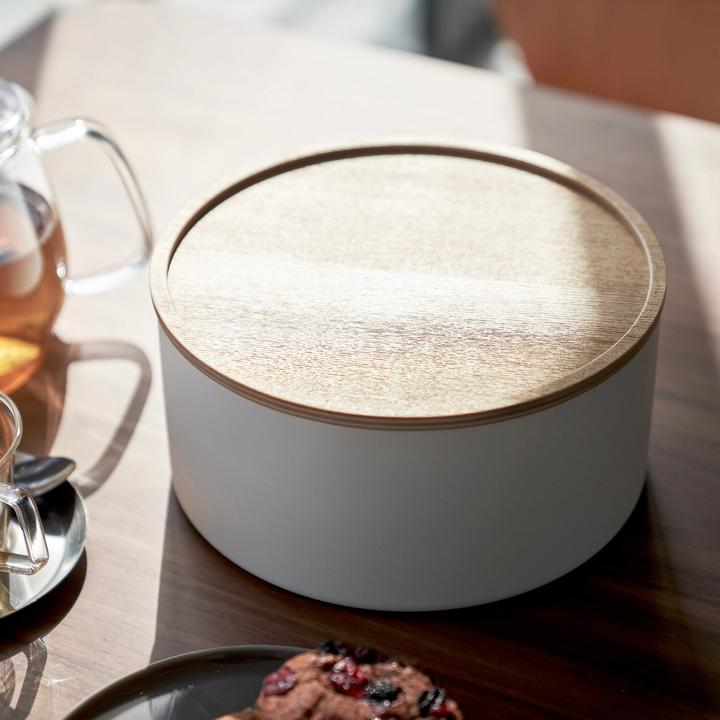 Image du produit Yamazaki Boîte de rangement profonde avec couvercle RIN (11 x 22 x 11 cm, 7.20 l)