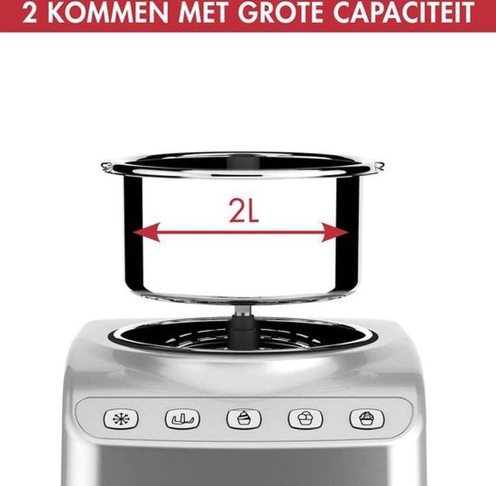 Actual product image Magimix - Gelato Expert - Zelf vriezende IJsmachine - Schepijs - Softijs - Grantit - 3 automatic programme