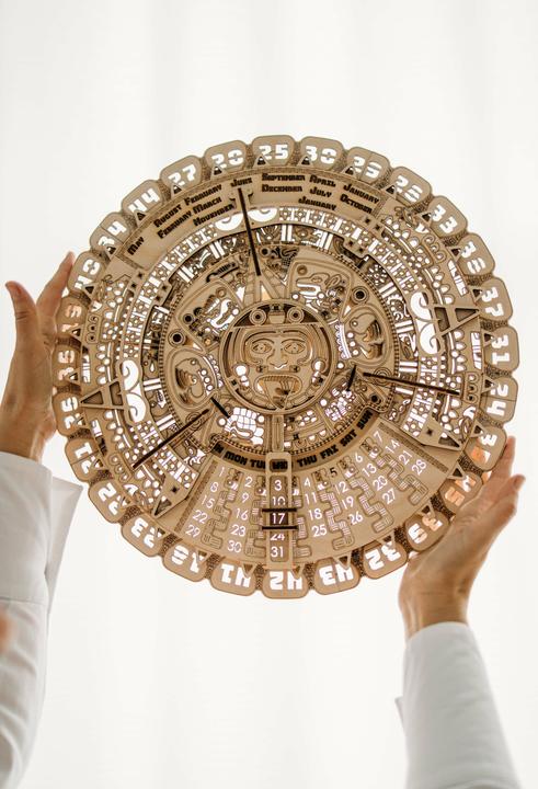Actual product image Wood Trick Maya calendar - wooden kit
