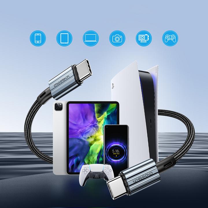 Produktbild Choetech USB C – USB C (1.20 m, USB 2.0, 60 W)