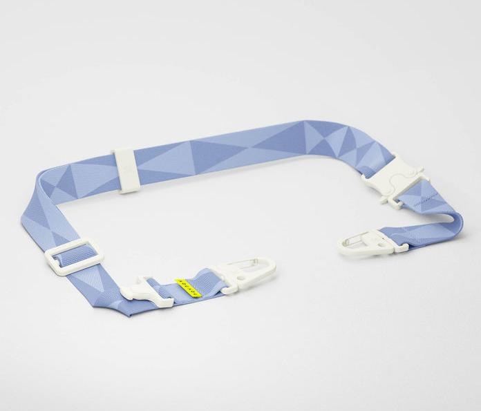 Actual product image XOUXOU Baby Blue Lanyard Strap (One Size)