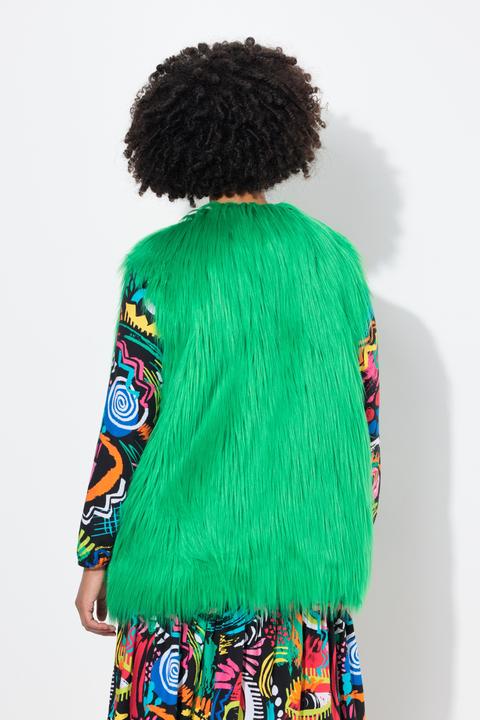 Produktbild Angel of Style Weste, Straight Fit, Neon FakeFur, offene Form (46)
