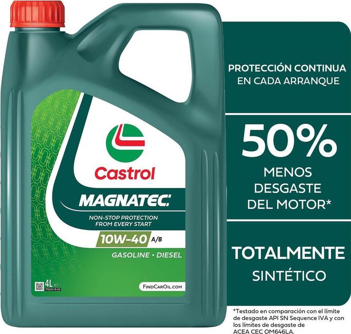 Actual product image Castrol Magnatec (4 l, SAE 10W-40)