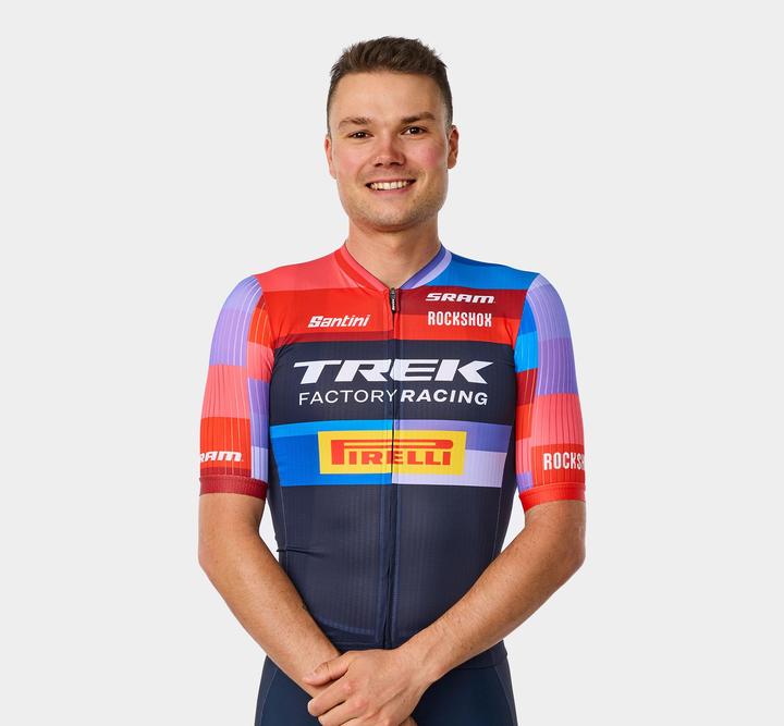 Santini Trek Factory Racing Men’s Team Replica Radtrikot (XL)