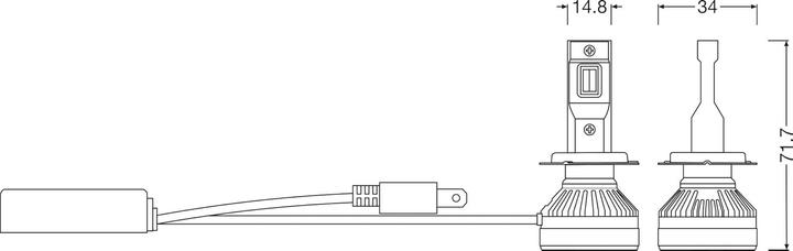 Actual product image Osram LEDriving HL Allseason H7 (H7)