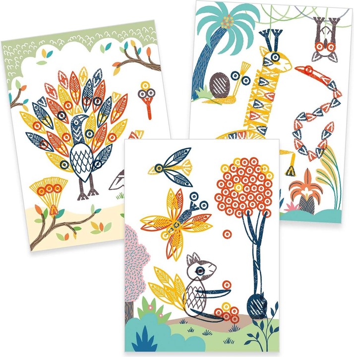 Produktbild Djeco Stempel Überraschende Tiere