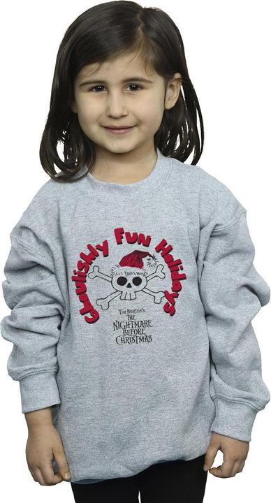 Produktbild Disney The Nightmare Before Christmas Ghouishly Fun Holidays Sweatshirt Mädchen (104)
