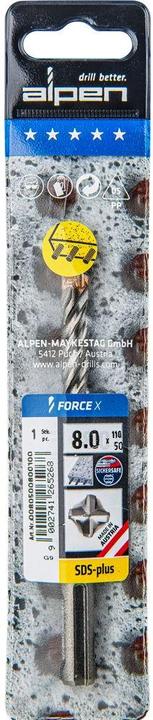 Produktbild Alpen Hammerbohrer Force (8 mm)