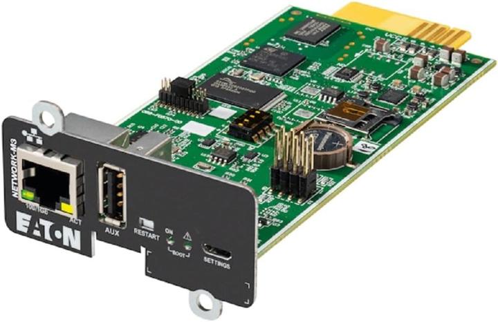 Actual product image Eaton Cybersecure M3 Gigabit Network Card With Temperature And Humidity Sensor For Ups
