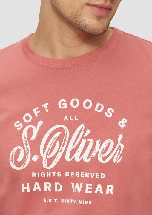 Produktbild S.Oliver T-Shirt Baumwoll-T-Shirt mit Frontprint (M)