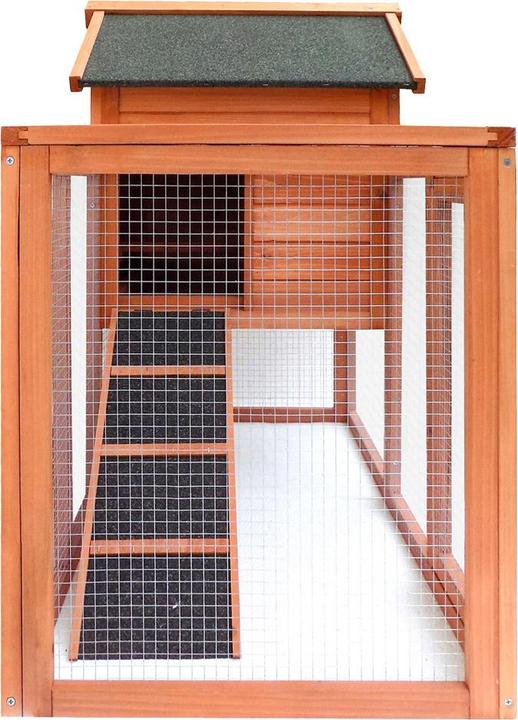Actual product image Wiltec Rabbit hutch 1220x630x920mm Free-range enclosure Rabbit cage Small animal hutch