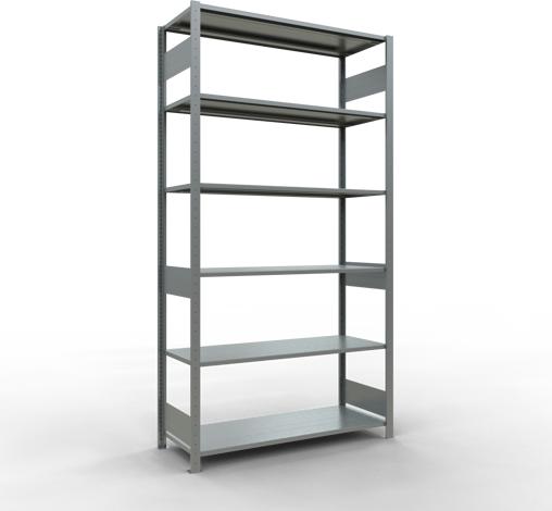 Immagine prodotto Schulte Lagertechnik Sistema di scaffalature di base senza viti MULTIplus150 con ripiani di lunghezza