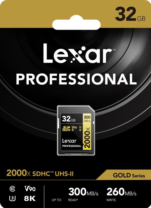 Produktbild Lexar Professional (32 GB, SDHC, U3, UHS-II)