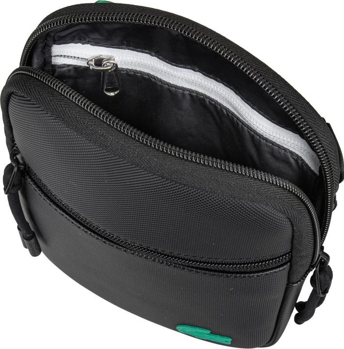 Actual product image Lacoste Small LCST Slimline Piqué Bag - Black