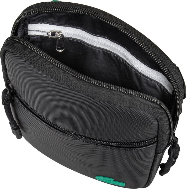 Produktbild Lacoste Small LCST Slimline Piqué Tasche - Schwarz