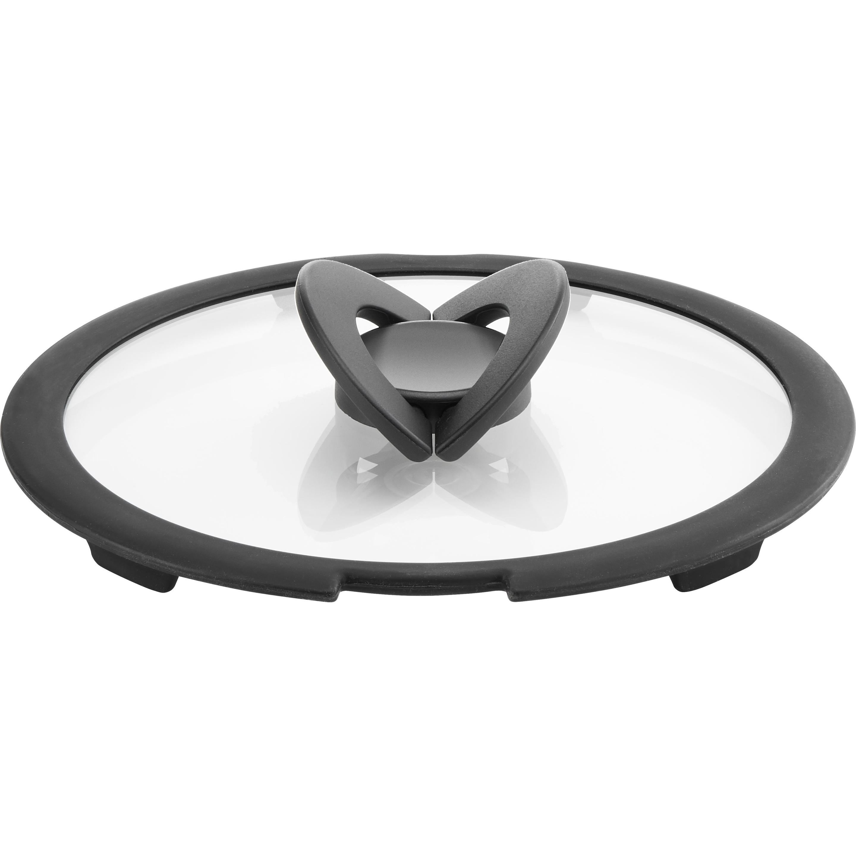 Lagostina Nero/Trasparente Ingenio - Coperchio Vetro ¥ 20Cm, Accessori Per Pentole E Padelle,