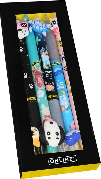 Image du produit Online 6er Pack Gelpen magiXX Fun Girls gemischt (Bleu, 6x)