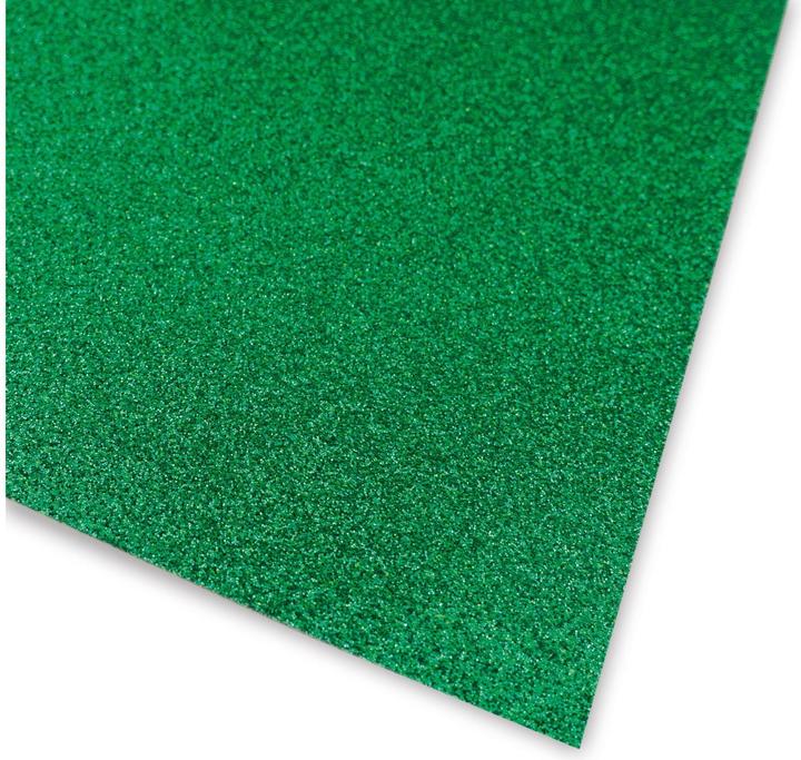 Produktbild Ursus Glitzerkarton A4, 300 gm2, 10 Blatt, Dunkelgrün (330 g/m², 10 x)