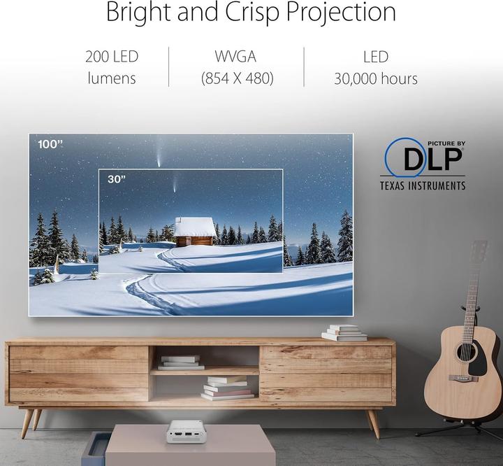 Actual product image ASUS ZenBeam E1R (WVGA, 200 lm, 1.2:1)