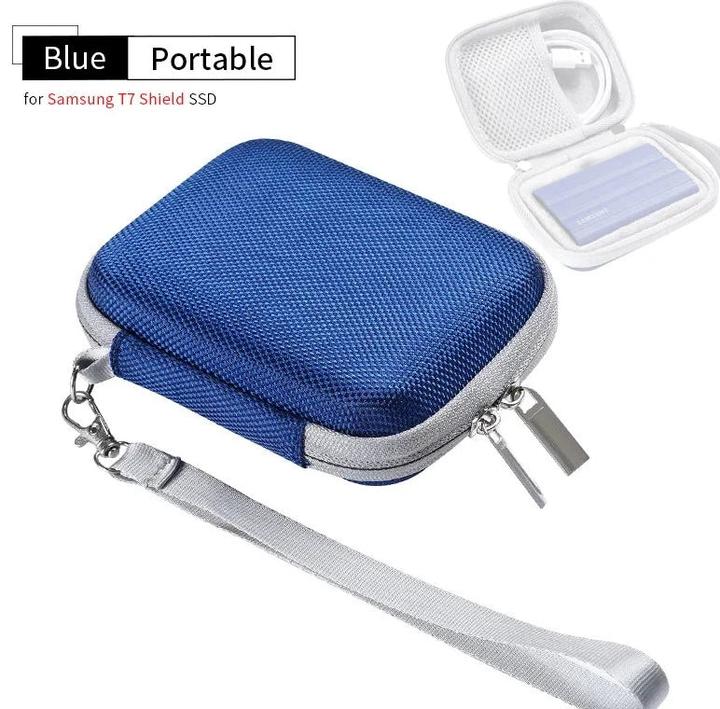 Actual product image Only-Bags.Store Hard Drive Carrying Case for Samsung T7 Touch SSD. Shockproof hard case organiser