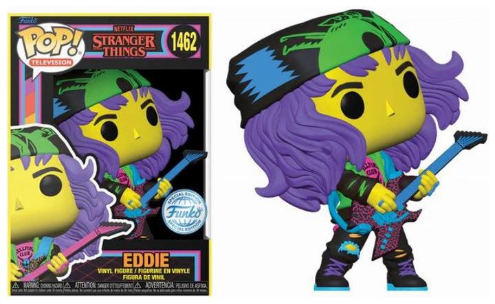 Produktbild Funko POP! Stranger Things Lumière Noire Eddie with Guitar (Finale) Exclusive