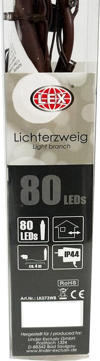 Produktbild Mojawo Lichterzweige / Dekozweige braun mit 80 LEDs