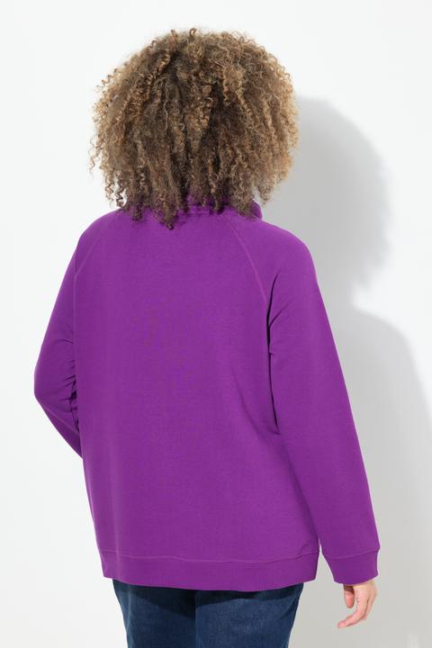 Produktbild Ulla Popken Sweatshirt, Eisstern, Stehkragen, Taschen, Langarm (42, 44)