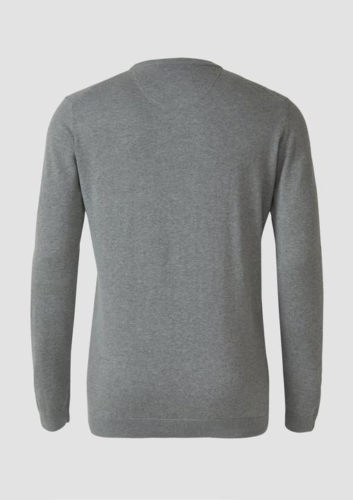 Image du produit s.Oliver Strickpullover Strickpullover mit Logo-Stickerei (XXL)