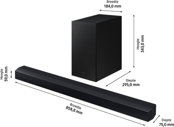 Actual product image Samsung HW-C450 (2.1 Channel)