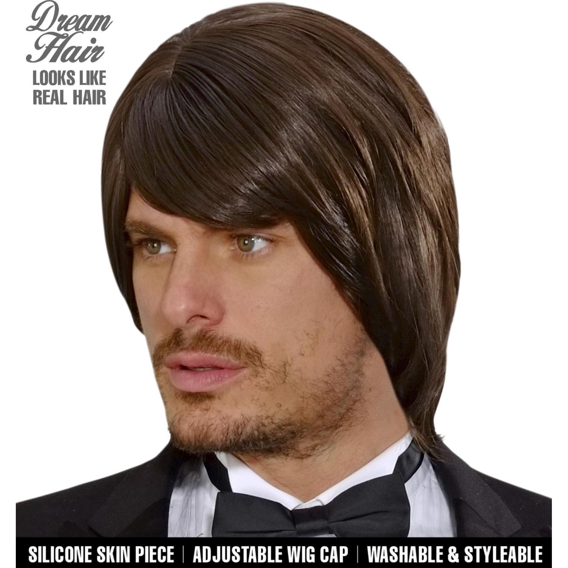 Thumbnail - Widmann Perücke Adam Dream Hair braun