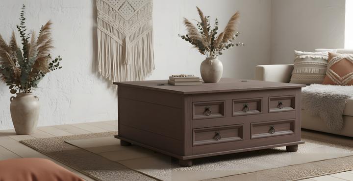 Produktbild Ebuy24 Couchtisch New Mexico (92 x 92 x 45 cm)